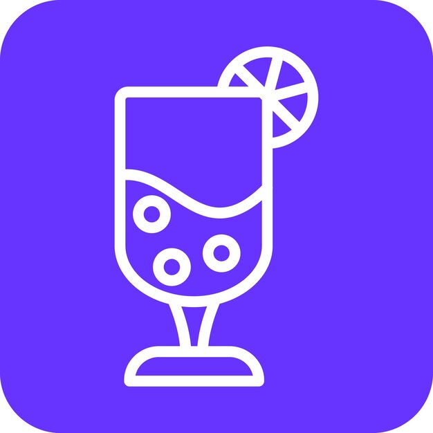 Diseño vectorial Estilo de icono de Mimosa