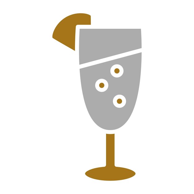 Diseño vectorial Estilo de icono de Mimosa