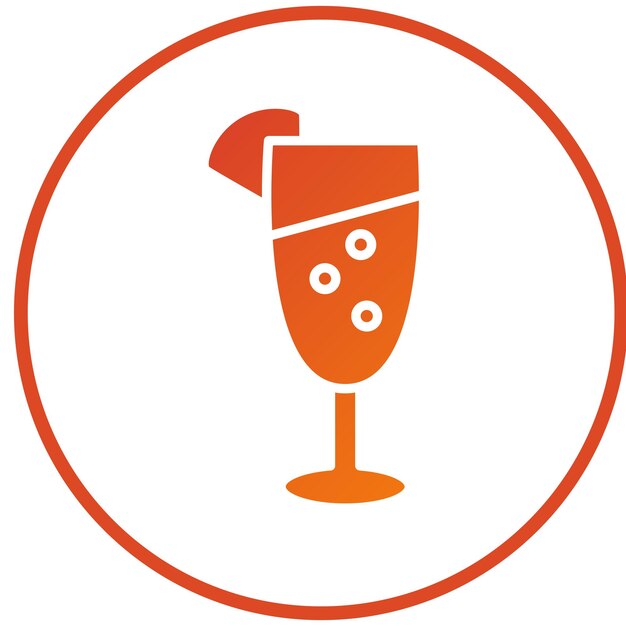 Diseño vectorial Estilo de icono de Mimosa
