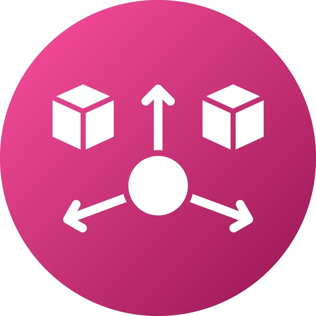 Diseño vectorial y estilo de icono de modelado 3D