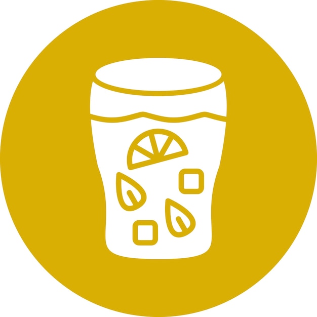 Diseño vectorial Estilo de icono Mojito