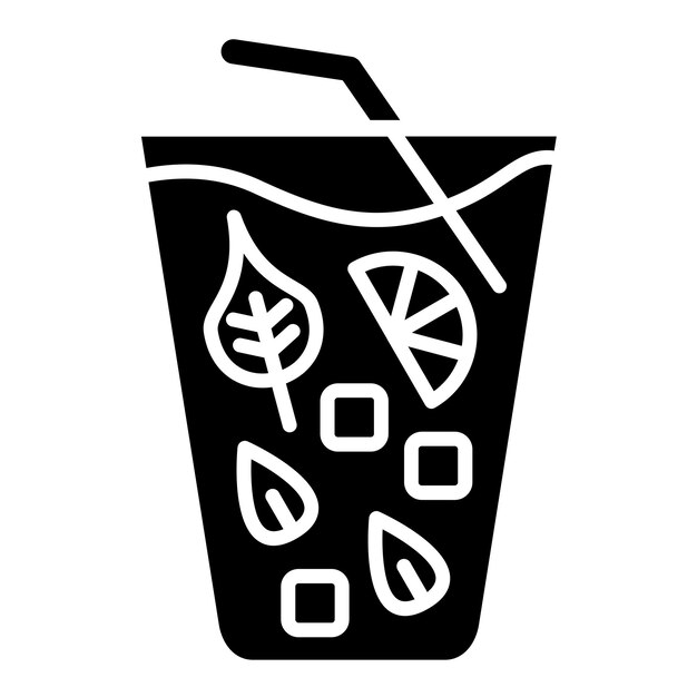 Diseño vectorial Estilo de icono Mojito