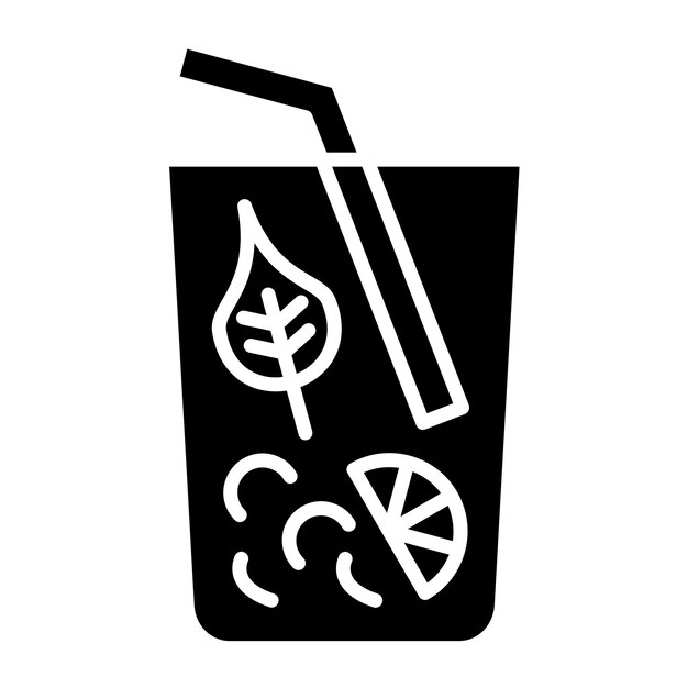 Diseño vectorial Estilo de icono Mojito