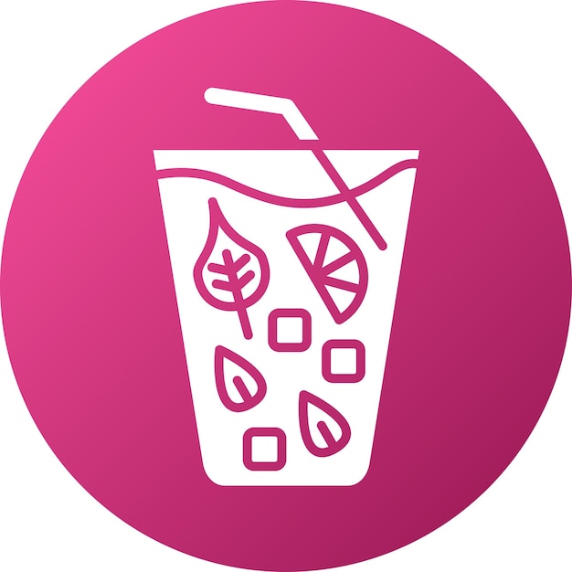 Diseño vectorial Estilo de icono Mojito