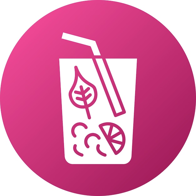 Diseño vectorial Estilo de icono Mojito