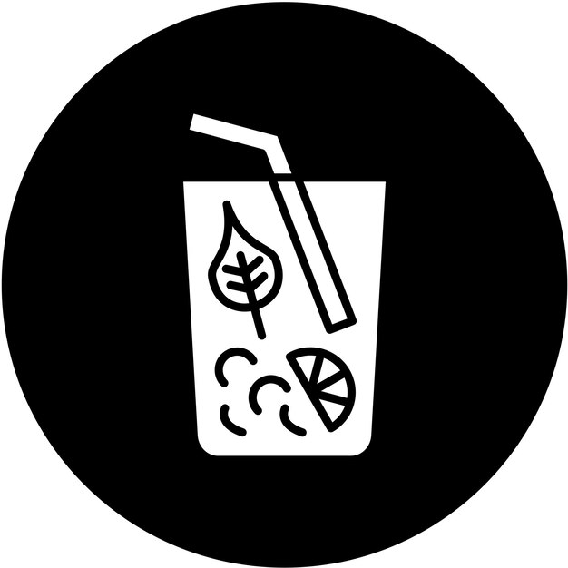 Diseño vectorial Estilo de icono Mojito