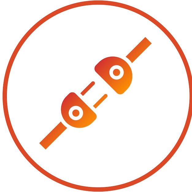 Diseño vectorial Estilo del icono de Molex Power