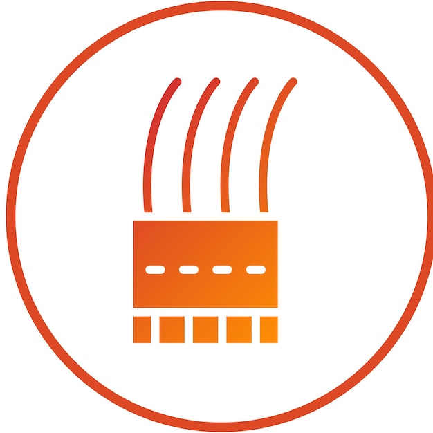 Diseño vectorial Estilo de icono de Molex