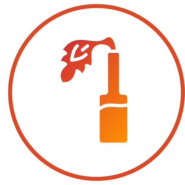 Diseño vectorial Estilo del icono Molotov