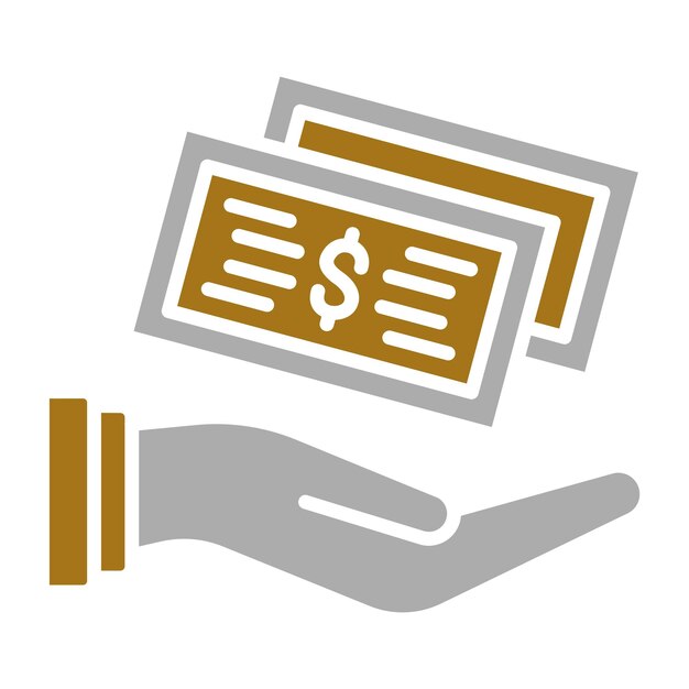 Diseño vectorial Estilo de icono de moneda al por mayor