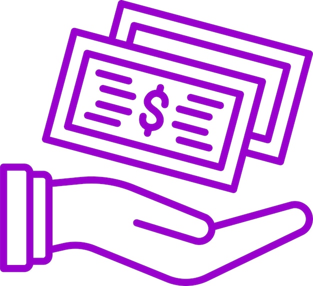 Diseño vectorial Estilo de icono de moneda al por mayor