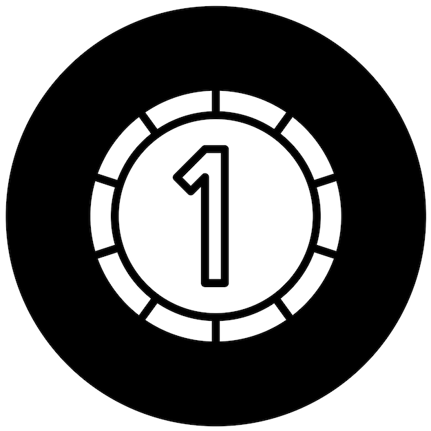 Vector diseño vectorial estilo del icono de las monedas de un centavo