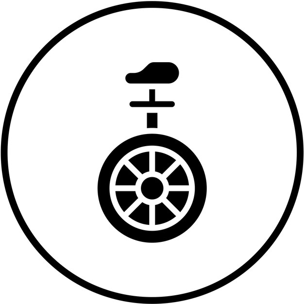 Diseño vectorial Estilo de icono monocíclico