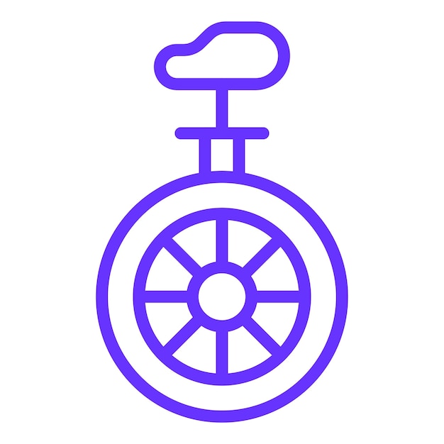 Diseño vectorial Estilo de icono monocíclico