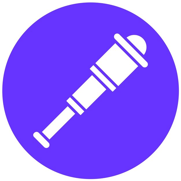 Diseño vectorial Estilo de icono monocular