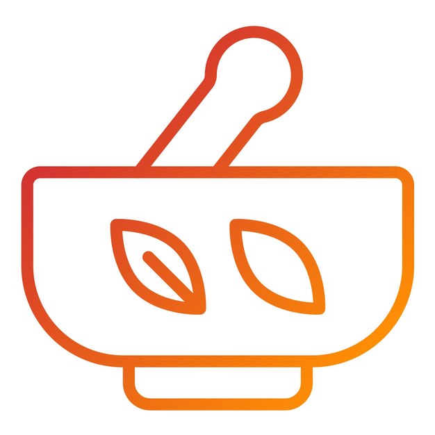 Diseño vectorial Estilo de icono de mortero químico