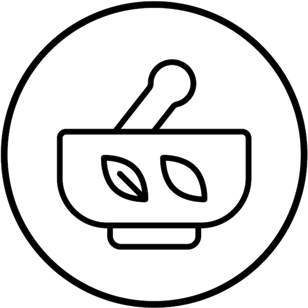 Diseño vectorial Estilo de icono de mortero químico