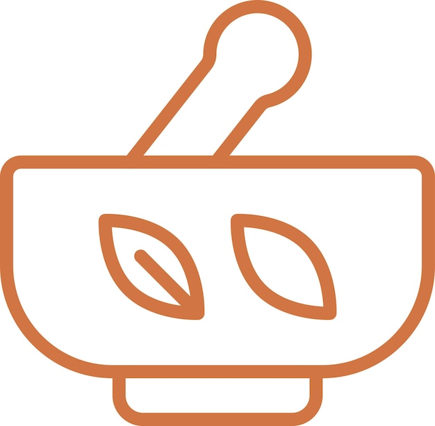 Diseño vectorial Estilo de icono de mortero químico
