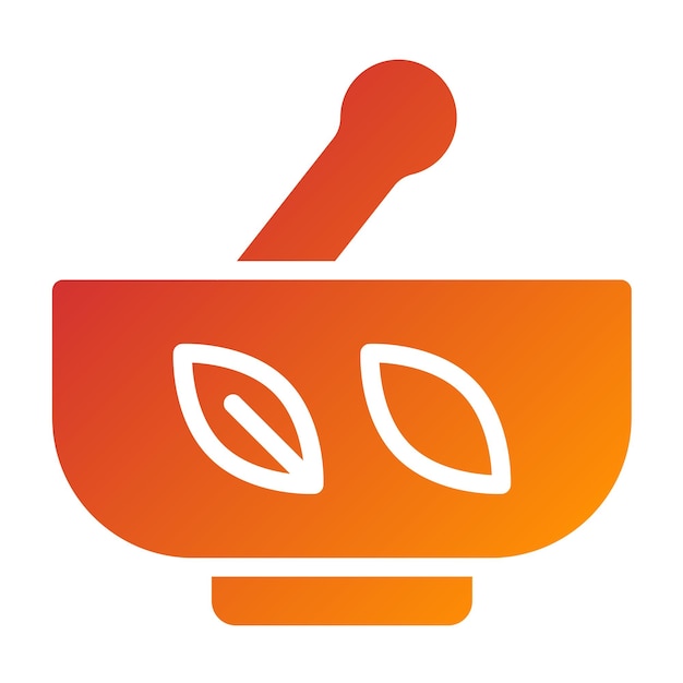 Diseño vectorial Estilo de icono de mortero químico