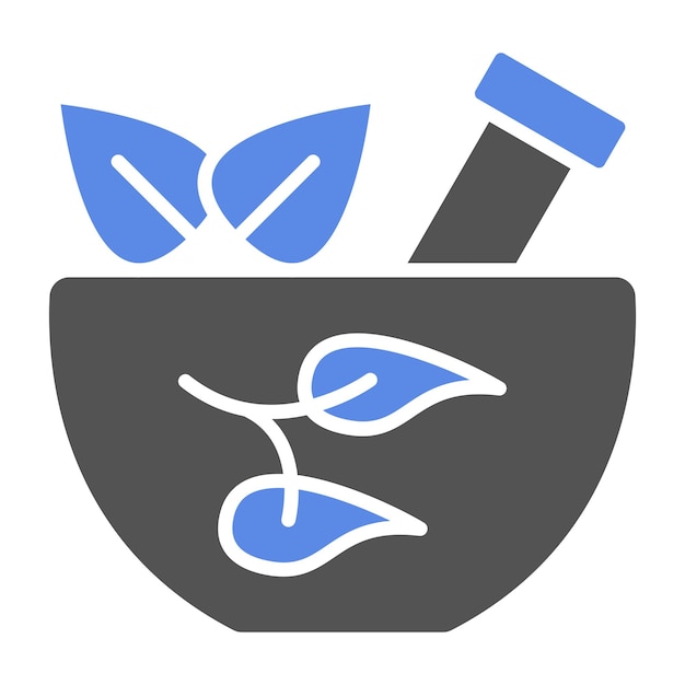Diseño vectorial Estilo de icono de mortero