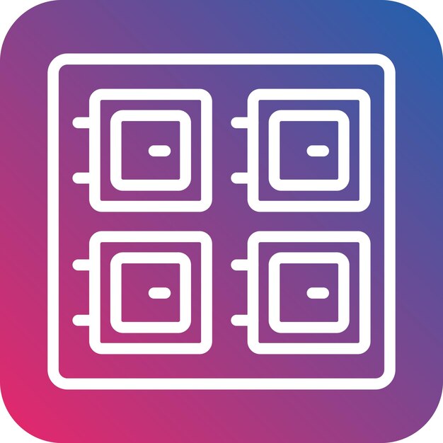 Diseño vectorial Estilo de icono mortuorio
