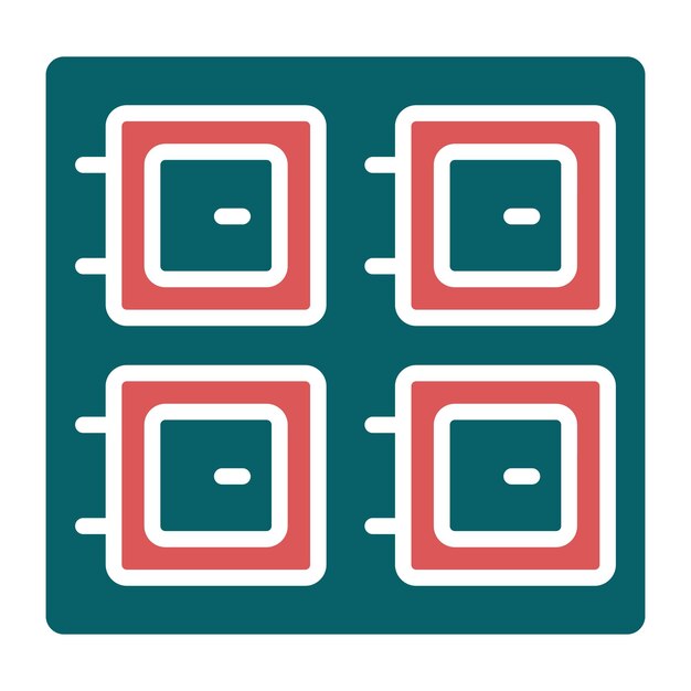 Diseño vectorial Estilo de icono mortuorio