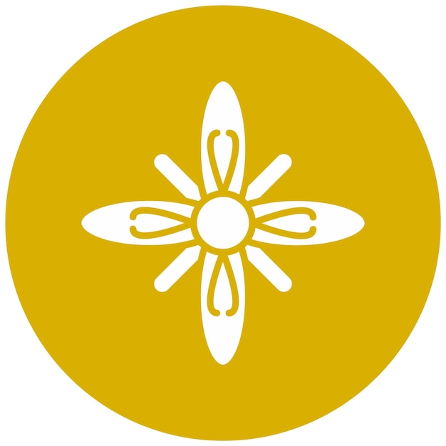 Diseño vectorial del estilo del icono de la mostaza de ajo