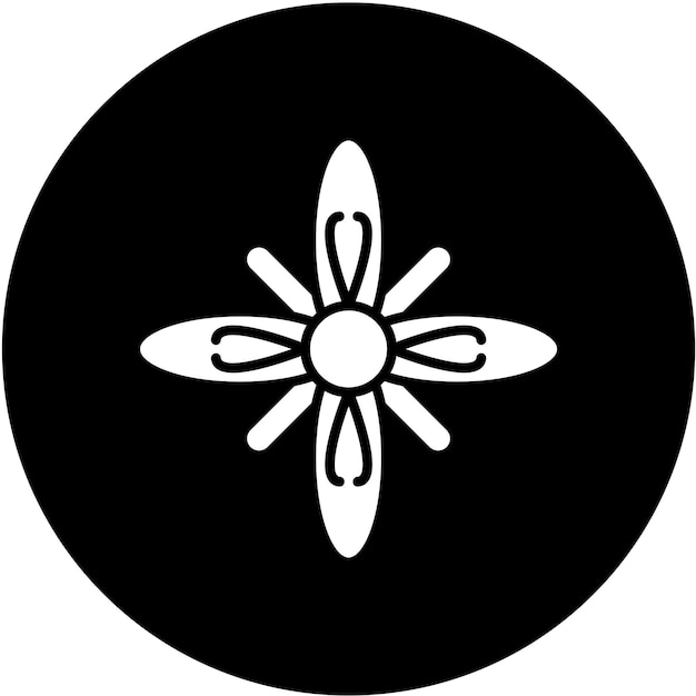 Diseño vectorial del estilo del icono de la mostaza de ajo