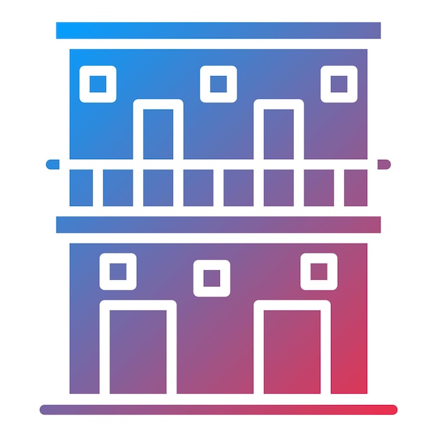 Diseño vectorial Estilo icono de motel