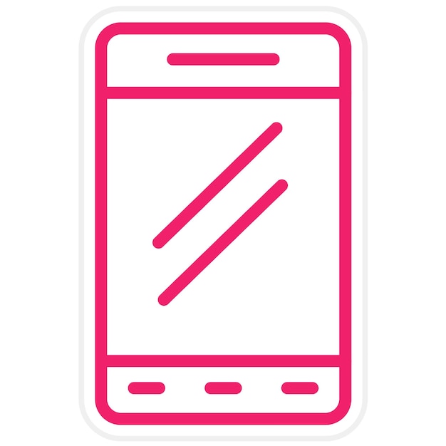 Diseño vectorial Estilo de icono móvil