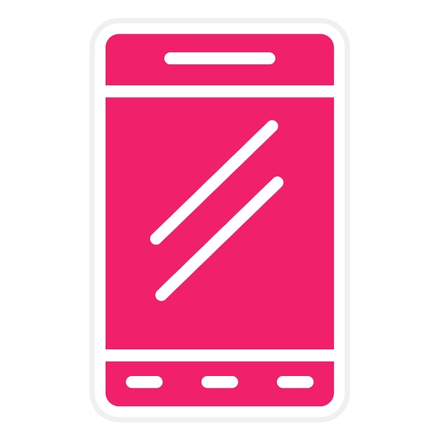 Diseño vectorial Estilo de icono móvil