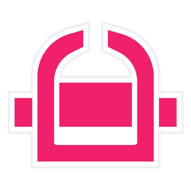 Diseño vectorial Estilo del icono de los muebles de oxígeno