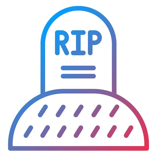 Diseño vectorial Estilo del icono de la muerte