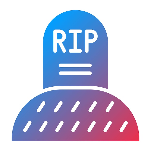 Diseño vectorial Estilo del icono de la muerte