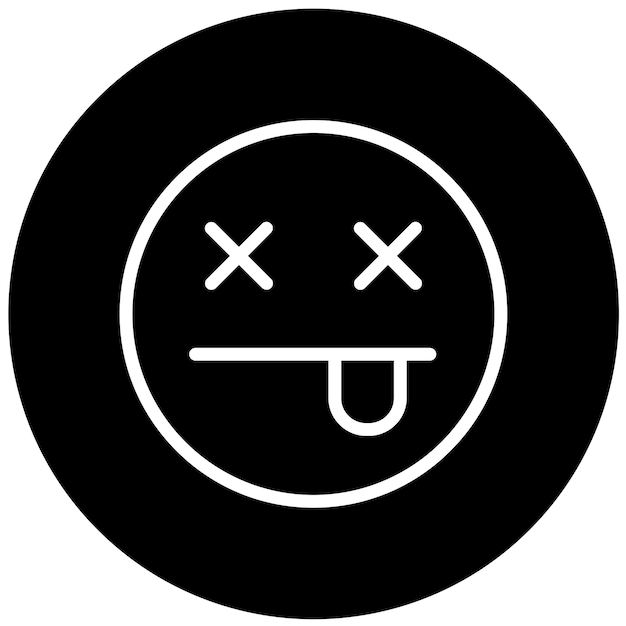 Diseño vectorial Estilo de icono muerto