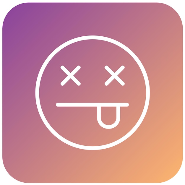 Diseño vectorial Estilo de icono muerto