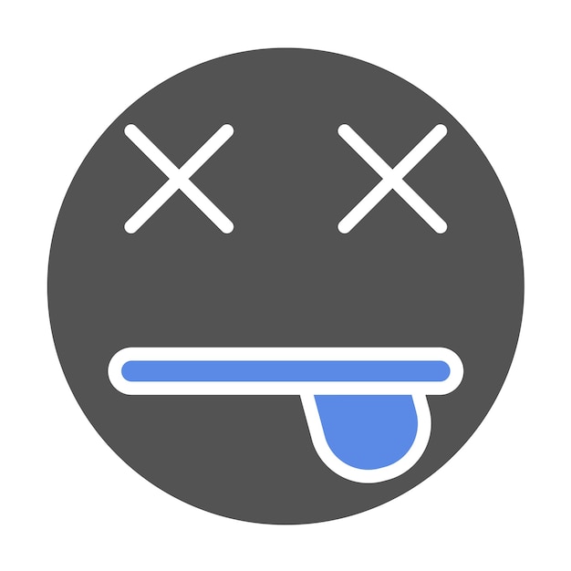 Diseño vectorial Estilo de icono muerto