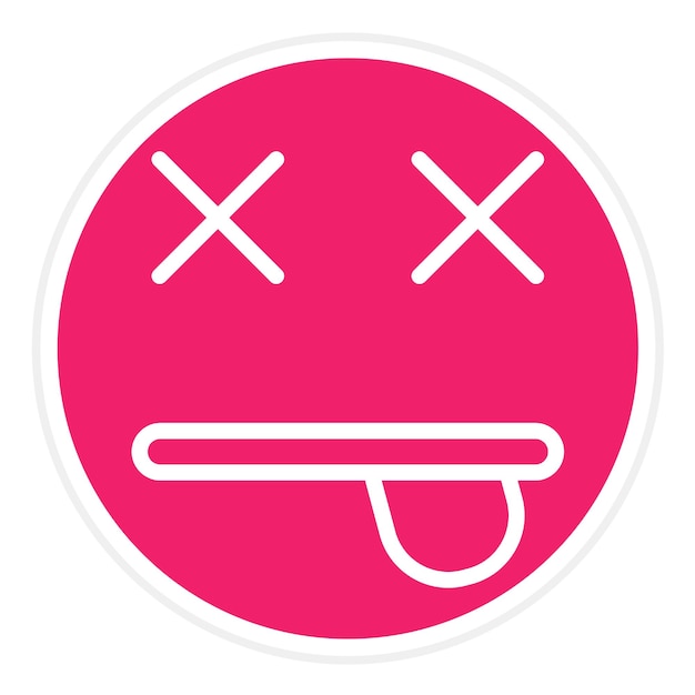 Diseño vectorial Estilo de icono muerto