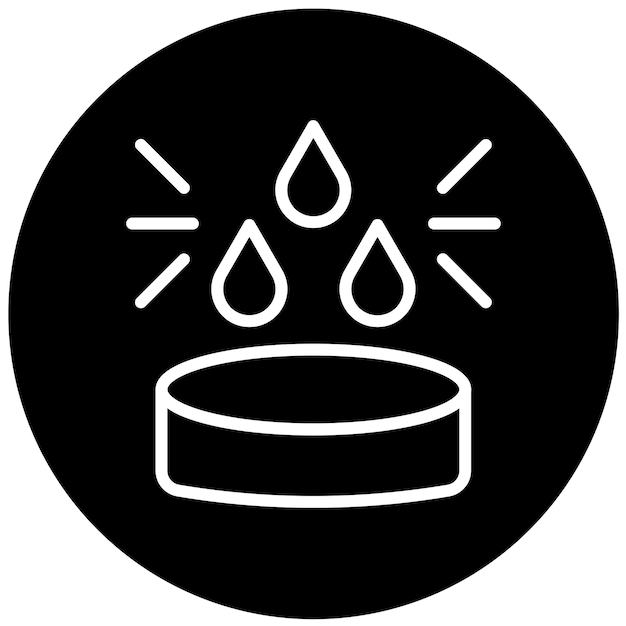 Diseño vectorial Estilo del icono de la muestra de sangre
