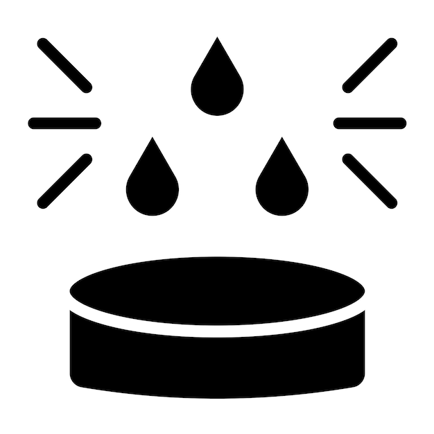 Diseño vectorial Estilo del icono de la muestra de sangre