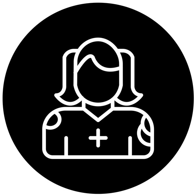 Diseño vectorial Estilo del icono de la mujer