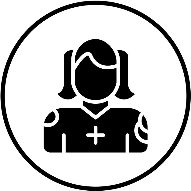 Diseño vectorial Estilo del icono de la mujer