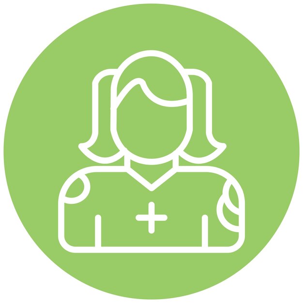 Diseño vectorial Estilo del icono de la mujer