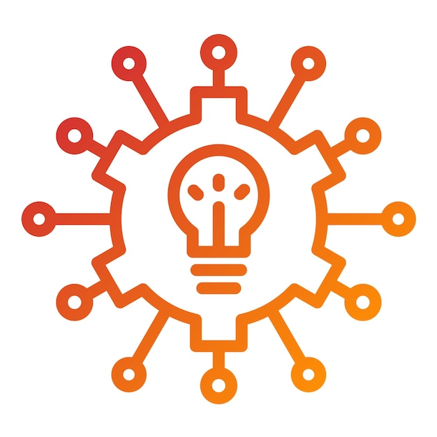 Diseño vectorial Estilo de icono de múltiples canales