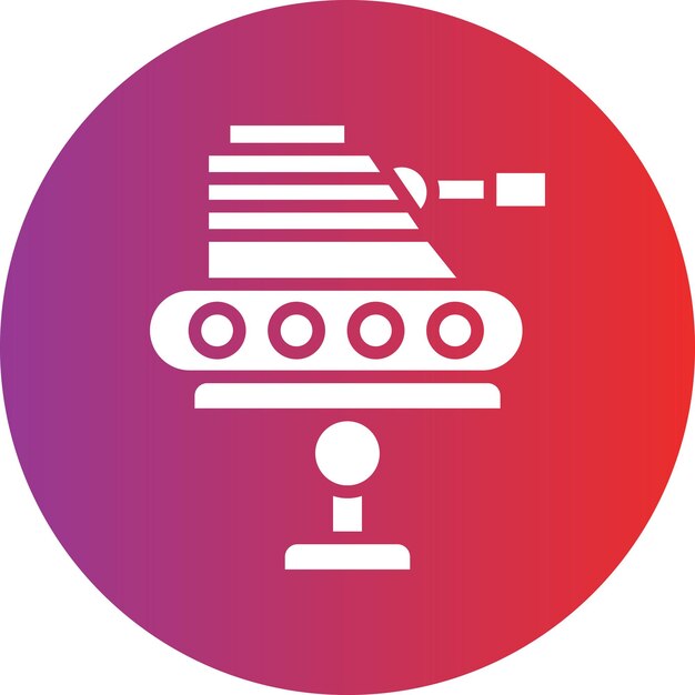 Diseño vectorial Estilo de icono del Museo Militar