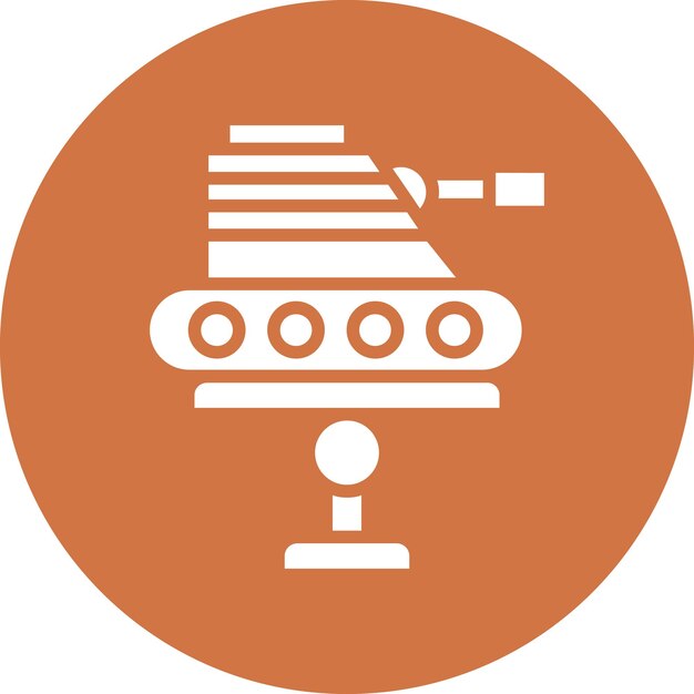 Diseño vectorial estilo de icono del museo militar