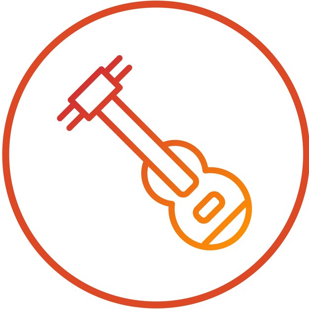 Diseño vectorial Estilo de icono del músico