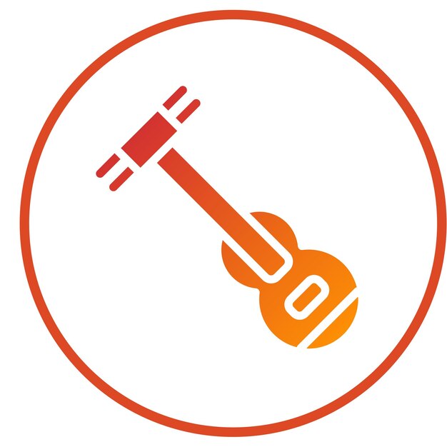 Diseño vectorial Estilo de icono del músico