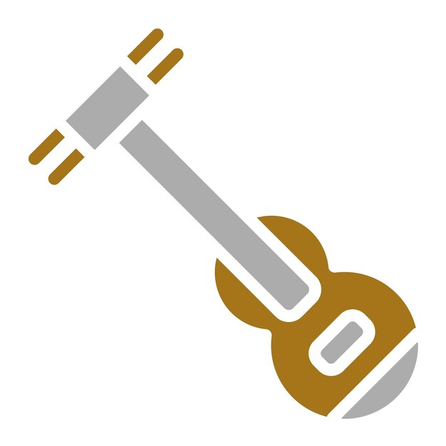 Diseño vectorial Estilo de icono del músico