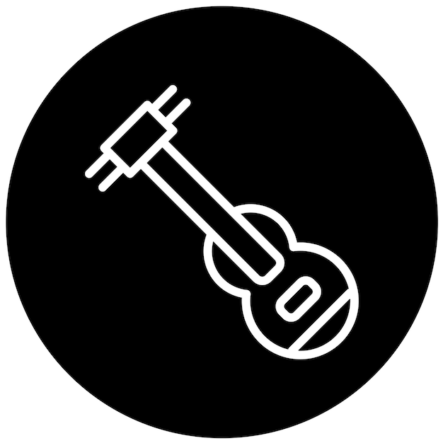 Diseño vectorial Estilo de icono del músico